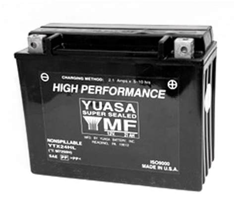 Yuasa Ytx Hl Factory Activated Maintenance Free Volt Walmart