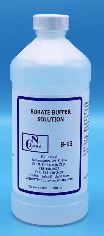 Borate Buffer Solution Apha For Ammonia Nitrogen B Nc Labs Products