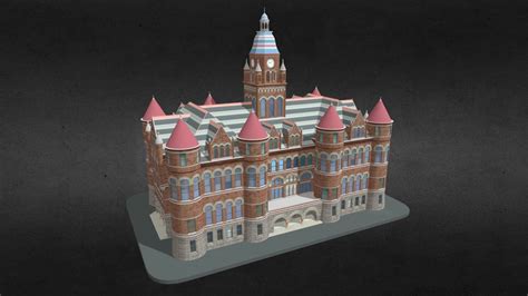 Dallas County Courthouse 3d Model 3d Model By Nuralam018 71b4925