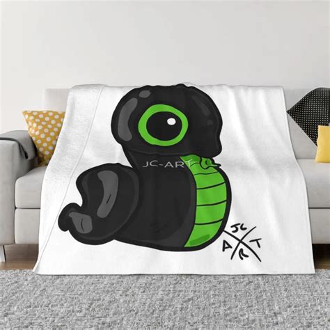 Sneki Snek Fan Design Razer Sticker Blanket Bedspread On The Bed Thick Bed Blanket Ins Wind