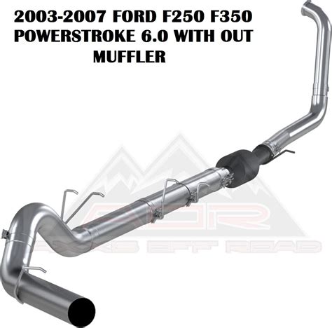 Monster Exhaust System For 2003 2007 Ford F250 F350 Power 55 Off