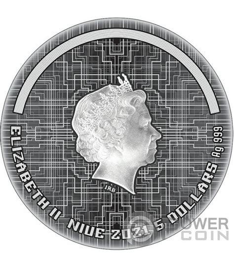 CYBERPUNK the Punk Universe 2 Oz Silber Münze 5 Niue 2021