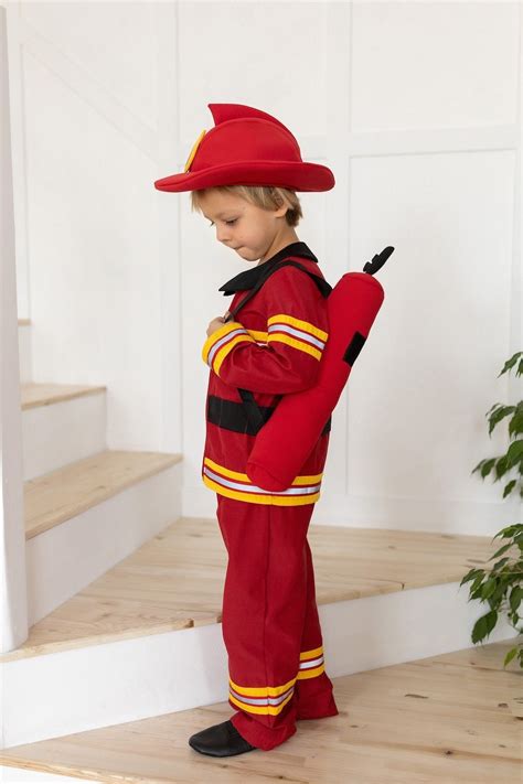 Fireman Costume For Kids