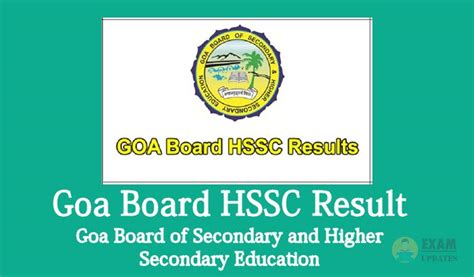 Goa Board HSSC Result 2024 Check GBSHSE 12th Class Result Date