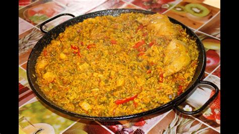 Paella De Pollo Casera Con Verduras Recetas De Cocina Youtube