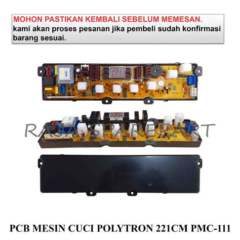 Jual Modul Mesin Cuci Panel Pcb Mesin Cuci Polytron Cm Pmc