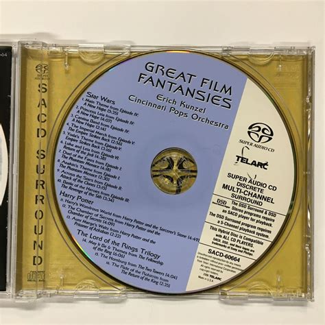 Great Film Fantasies By Erich Kunzel Cincinnati Pops Sacd