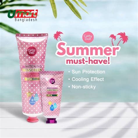 Cathy Doll L Glutathione Magic Cream Spf Whitening Sunscreen