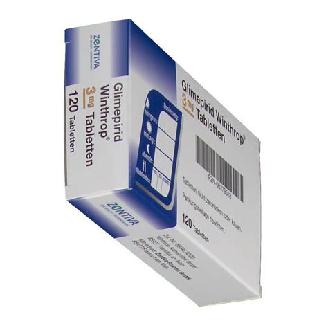 Glimepirid Winthrop 3 Mg Tabletten 120 St Shop Apotheke