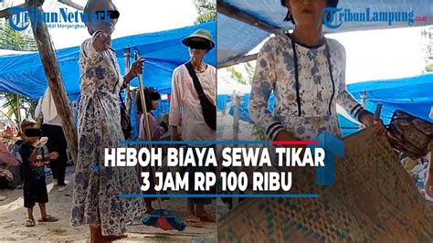 Heboh Biaya Sewa Tikar Di Pantai Pandan Sumatra Utara 3 Jam Rp 100 Ribu