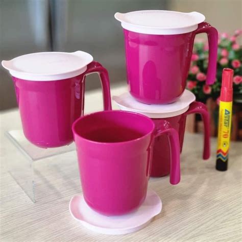 Tupperware Gourmet Mug With Seals 4 Pcs Shopee Malaysia