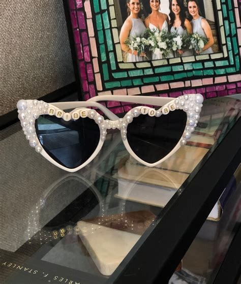 Bachelorette Bedazzled Bride To Be Sunglasses Etsy