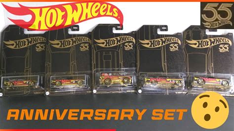 New 2023 Hot Wheels 55th Anniversary Set Youtube