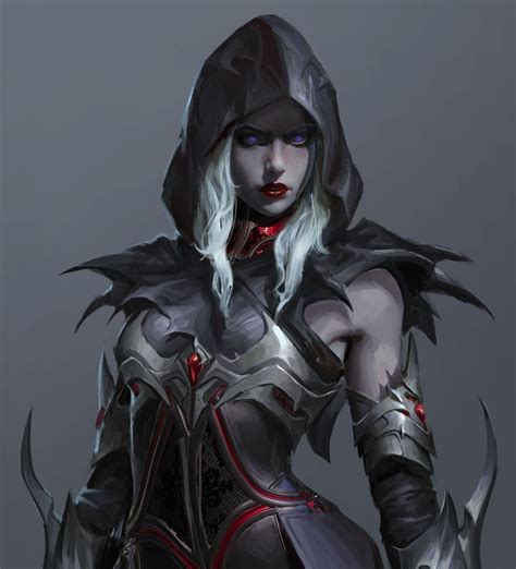 Female Hooded Drow Assassin