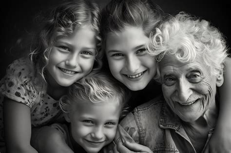 El Estrecho V Nculo Emocional Entre Los Abuelos Y Sus Nietos Foto Premium