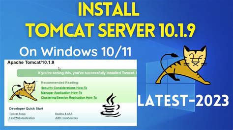 How To Install Apache Tomcat Web Server Update On Windows