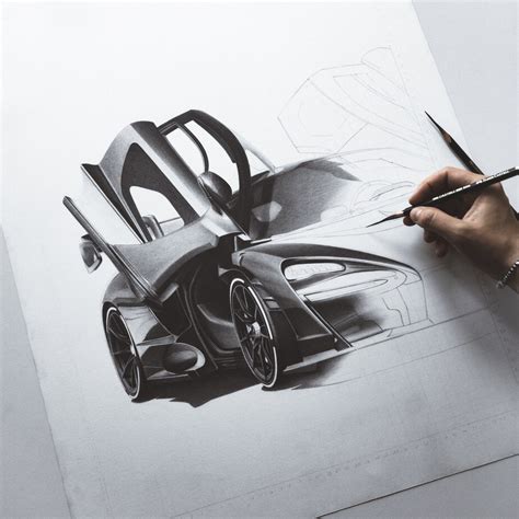 Pre Orden Mclaren Senna Dibujo A L Piz Edici N Limitada De Etsy M Xico