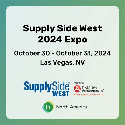 Supply Side West 2024 Promo Code 2024 Cymbre Arlinda