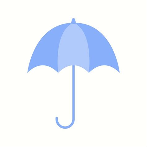 Premium Vector | Vector blue umbrella icon in flat design vector illustration umbrella sign on ...