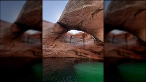 The Double Arch In The Glen Canyon Recreation Area In Utah Has Collapsed