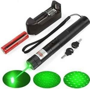 Hexa Hub Rechargeable Green Laser Pointer Party Pen Disco Light Mile