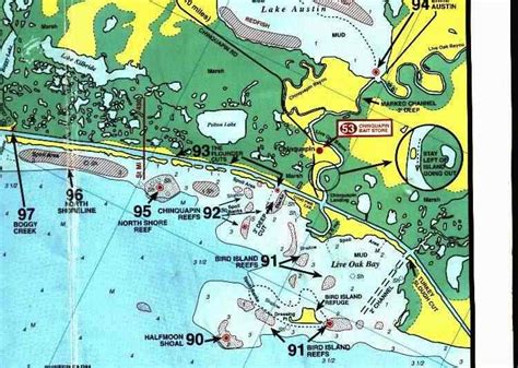 A Look at East Matagorda Bay - Map of East Matagorda Bay