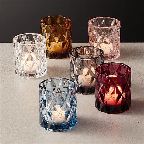 Betty Blue Tea Light Candle Holder Set Of 6 Cb2 Candle Holder Decor Candle Holders Candles