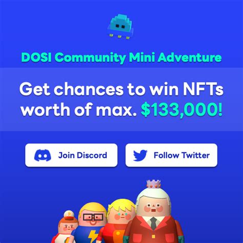 DOSI Official On Twitter DOSI Community Mini Adventure 6 Starts 7