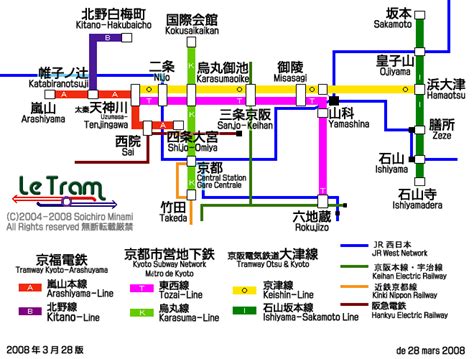 京阪大津線、京都市営地下鉄路線