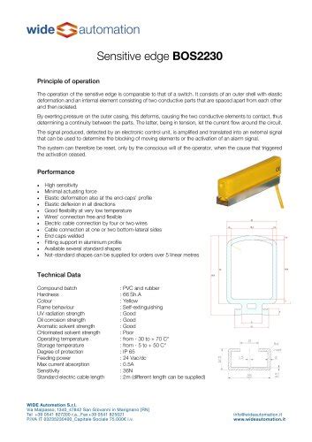 Tutti I Cataloghi E Le Schede Tecniche Wide Automation