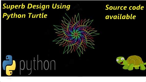 Python Turtle Code For Graphics Design Code Python Youtube Youtube