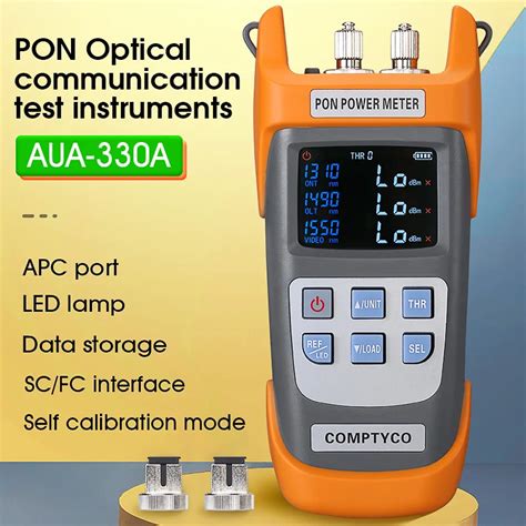 COMPTYCO Medidor De Potencia De Fibra Ptica AUA 330A U Puerto APC UPC