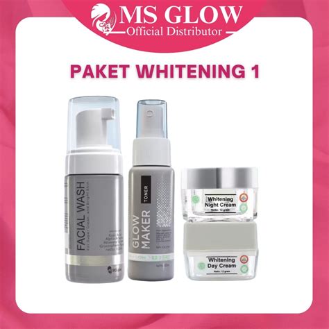 Jual Ms Glow Paket Wajah Kecantikan Whitening Acne Luminous