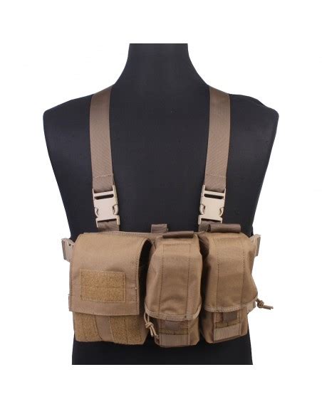 EMERSONGEAR TACTICAL CHEST RIG COYOTE BROWN EM7441CB Jolly Softair