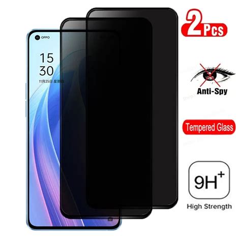 Privacy Screen Protector For Oppo Find X5 X3 Lite Anti Spy Tempered