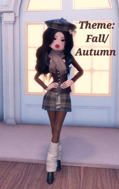 Fallautumn In 2024 Dress To Impress Autumn Dress Outfits