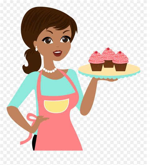 Cozinheira Confeiteira Desenho Png Clipart Pinclipart