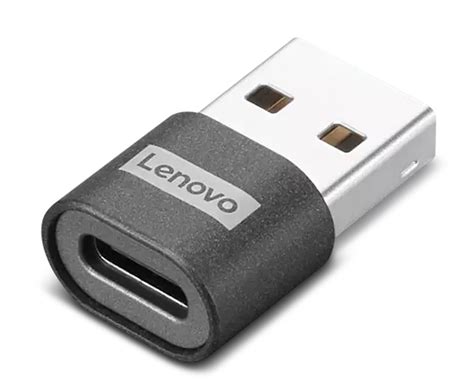 Lenovo USB-C (Female) to USB-A (Male) Adapter, chargeur usb c lenovo