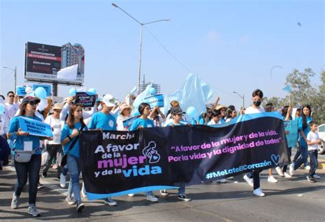 Marchan Grupos Pro Vida En Favor De La Mujer Y La Vida En Tijuana