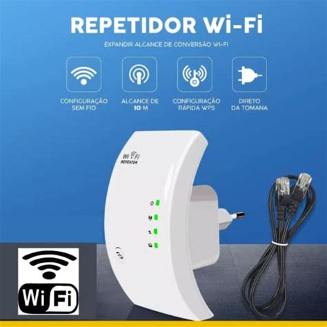 Repetidor Wifi Sinal Wireless Amplificador Extensor Potente Premium