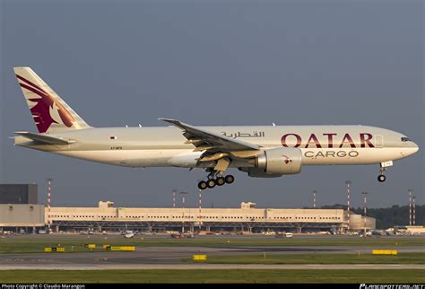 A7 Bfd Qatar Airways Cargo Boeing 777 Fdz Photo By Claudio Marangon Id 700379