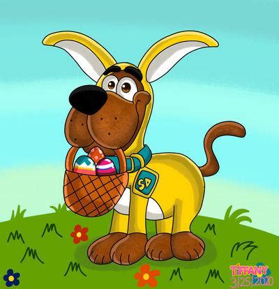 Easter Bunny Scooby-Doo | SCOOB! by TiffanyFisherArts : r/Scoobydoo