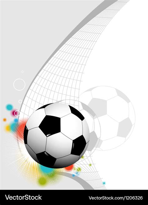 Abstract football background Royalty Free Vector Image