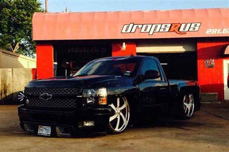 Silverado Dropped Trucks Custom Chevy Trucks Lowered Trucks