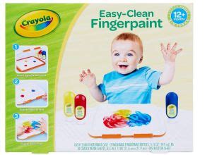 Crayola Easy-Clean Fingerpaint Set