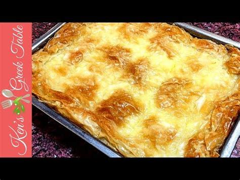 How To Make Galaktoboureko Greek Galaktoboureko Recipe Youtube