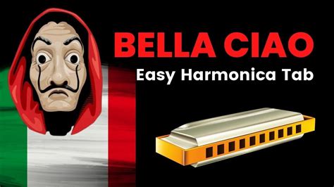 How To Play Bella Ciao On Harmonica Easy C Harmonica Tab Youtube