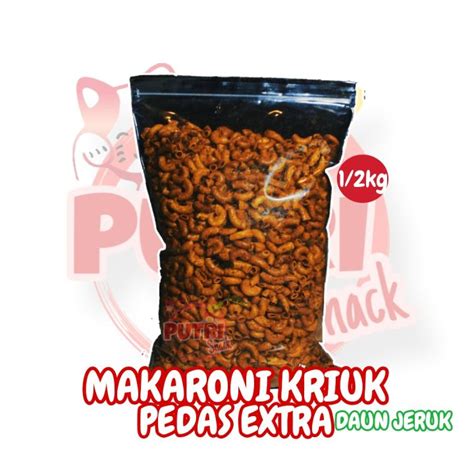 Makaroni Kriuk Bumbu Seblak Gr Daun Jeruk Banyak Rasa Lazada