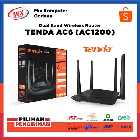 Jual Router Wifi Tenda Ac Dual Band Canggih Ac Shopee Indonesia