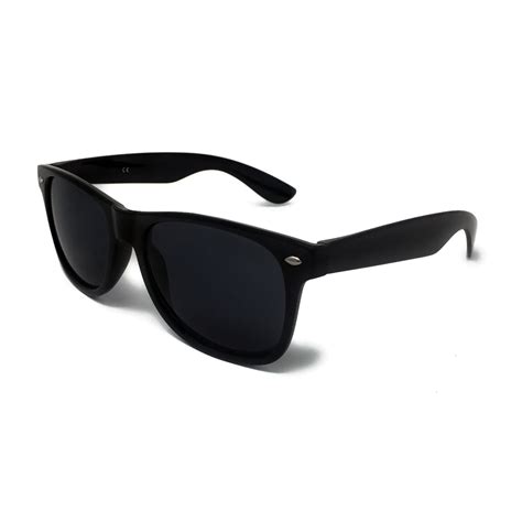 Black Lens Classic Sunglasses Style Unisex Shades Uv400 Protective Mens Ladies Black Buy